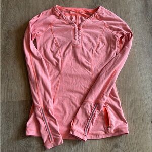 lululemon athletica Peach Long Sleeve Top